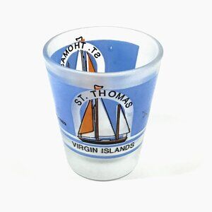 St Thomas Virgin Islands Shot Glass - Souvenir - Collectible